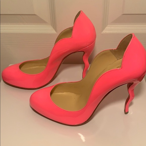 HOT PINK Louboutin Heels - Picture 2 of 16